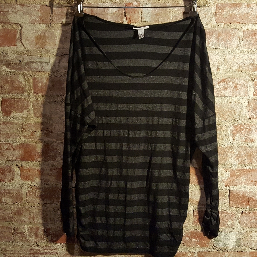 Maternity black and grey shirt